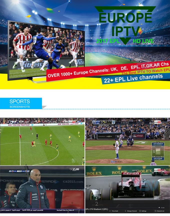 안드로이드 정제 PC를 위한 EPL 축구 Iview Iptv Apk 720p -1080p 똑똑한 마개 & 놀이